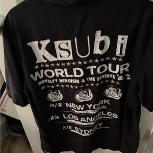 Ksubi Black World Tour Kids Tee